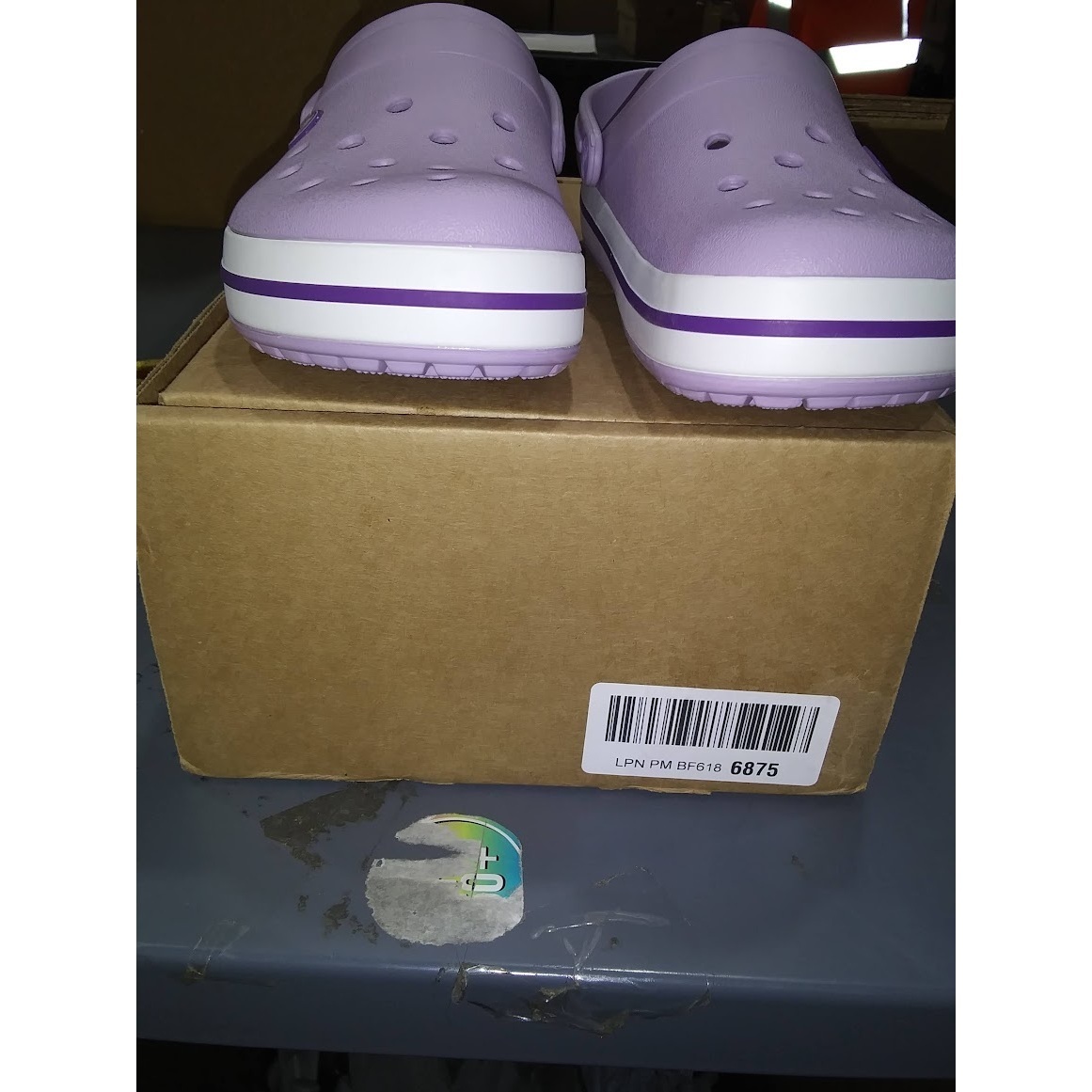 Crocs Unisex-Adult Crocband Clog, Lavender/Purple, 8 Women/6 Men